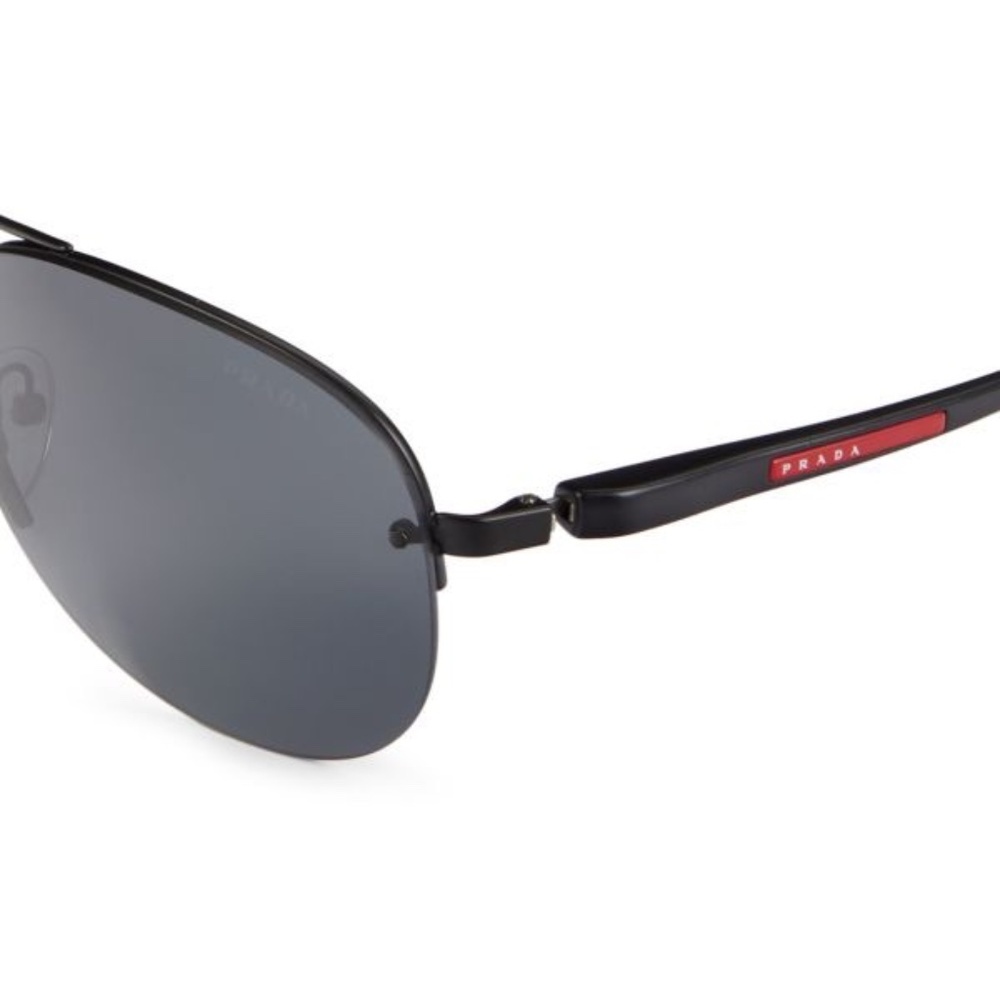 Prada 65MM Aviator Sunglasses - Picture 2 of 3